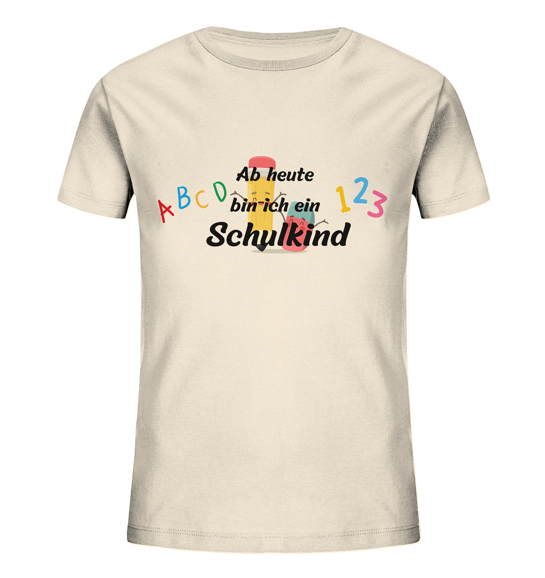 Schulanfang-Ab heute bin ich Schulkind - Kids Organic Shirt