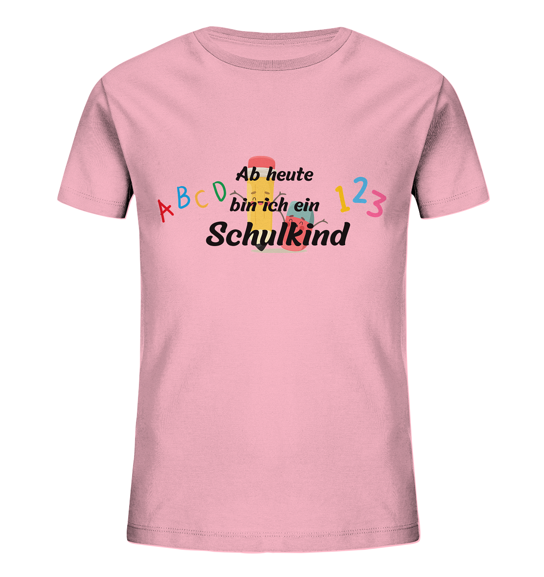 Schulanfang-Ab heute bin ich Schulkind - Kids Organic Shirt