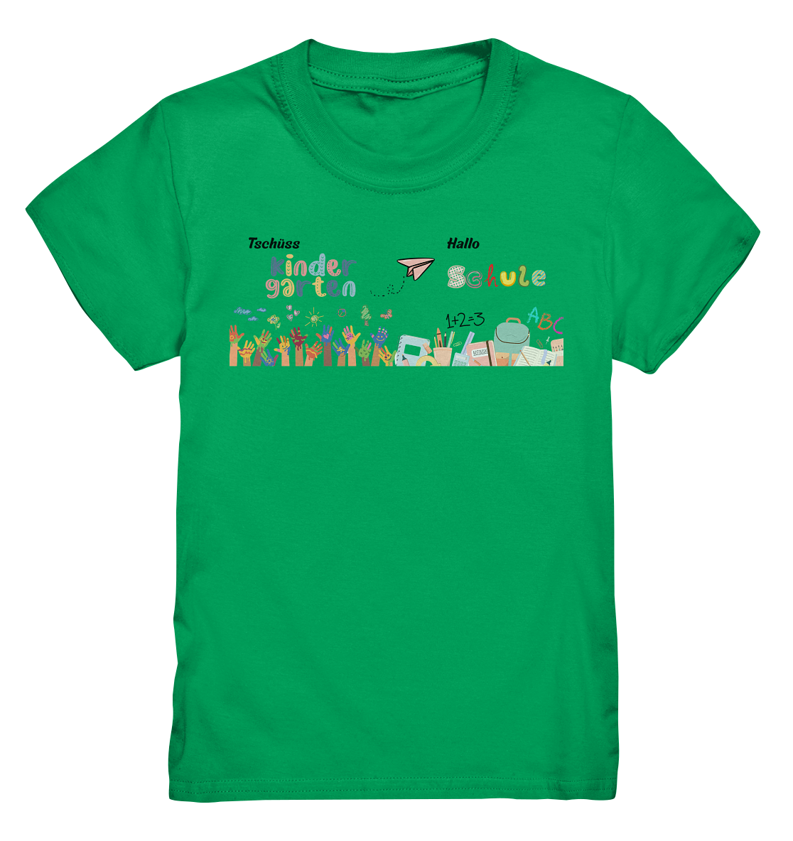 Schulanfang-Tschüss Kindergarten Hallo Schule - Kids Premium Shirt