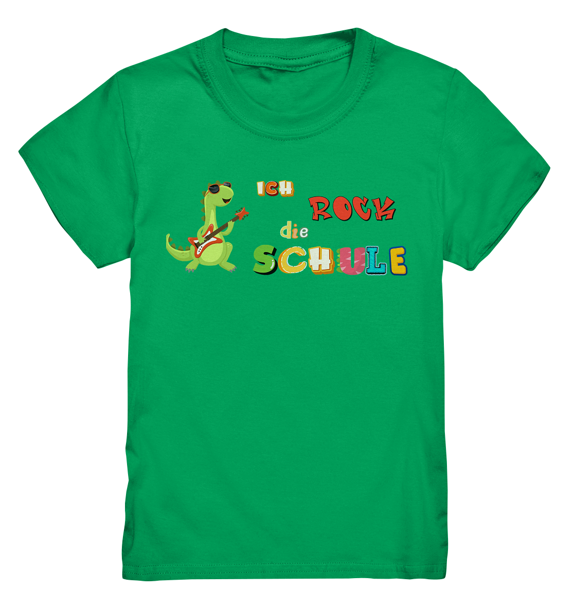 Schulanfang- Ich rock die Schule Dino - Kids Premium Shirt