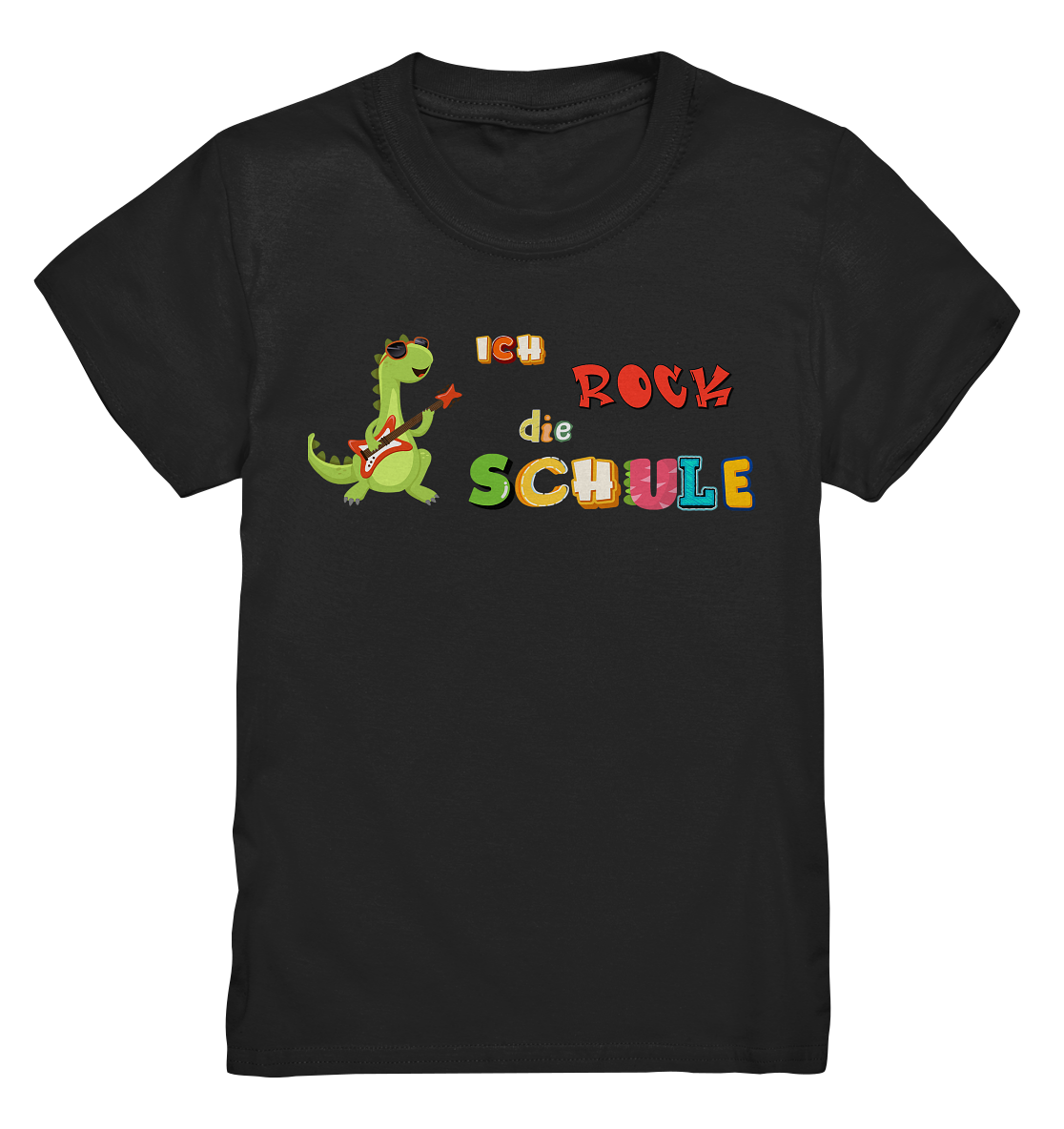 Schulanfang- Ich rock die Schule Dino - Kids Premium Shirt