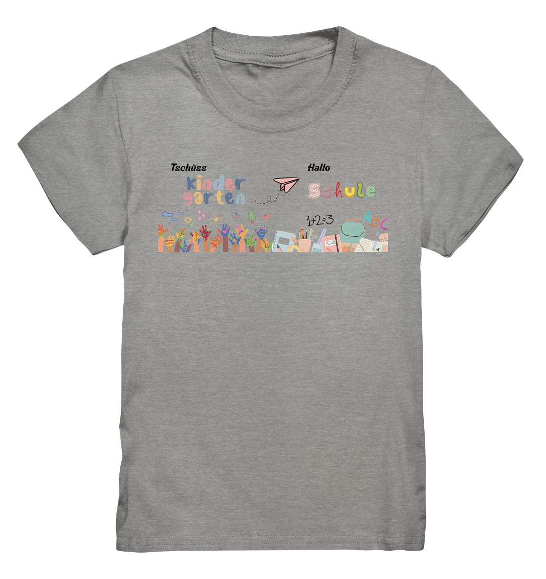 Schulanfang-Tschüss Kindergarten Hallo Schule - Kids Premium Shirt