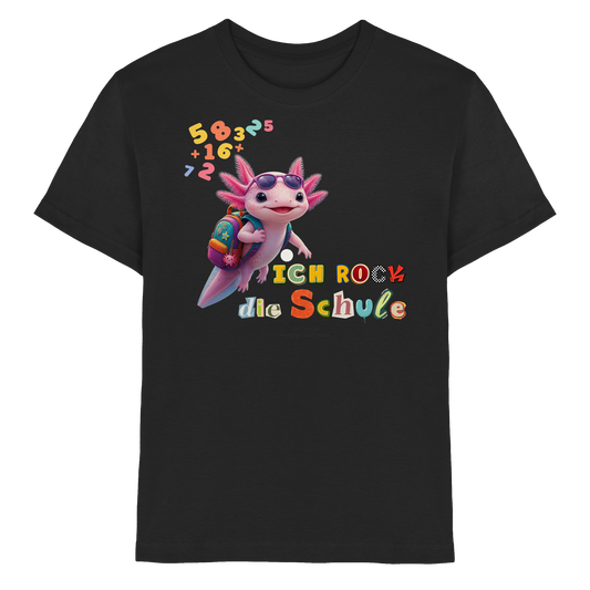Axolotl - Ich rock die Schule - Kids Premium Shirt
