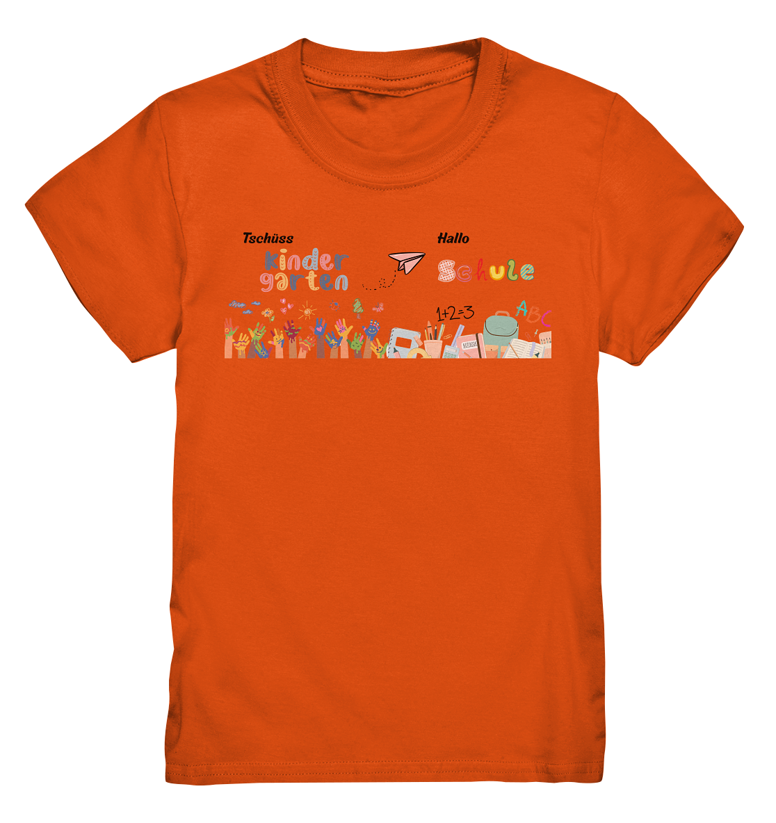 Schulanfang-Tschüss Kindergarten Hallo Schule - Kids Premium Shirt