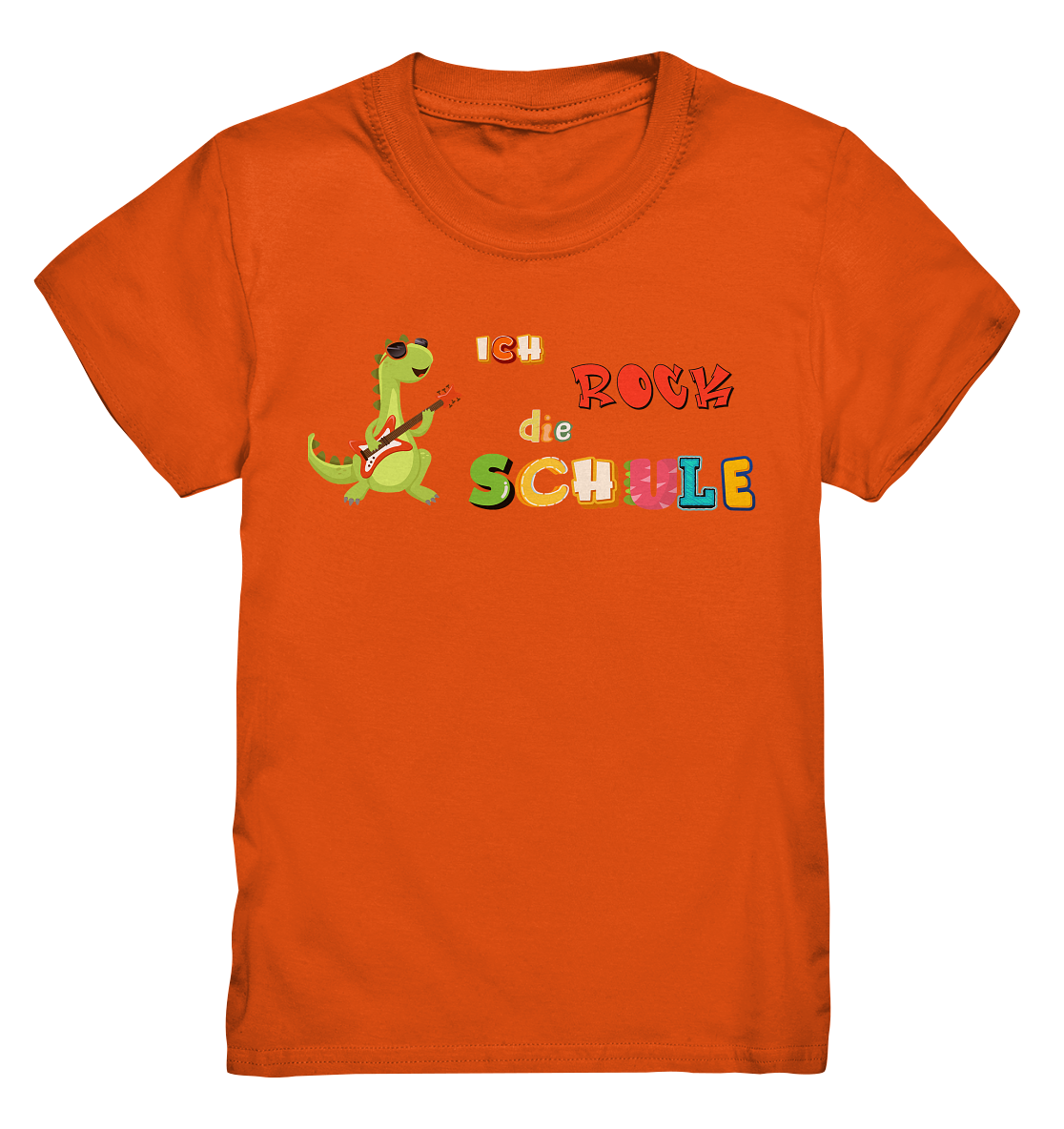 Schulanfang- Ich rock die Schule Dino - Kids Premium Shirt