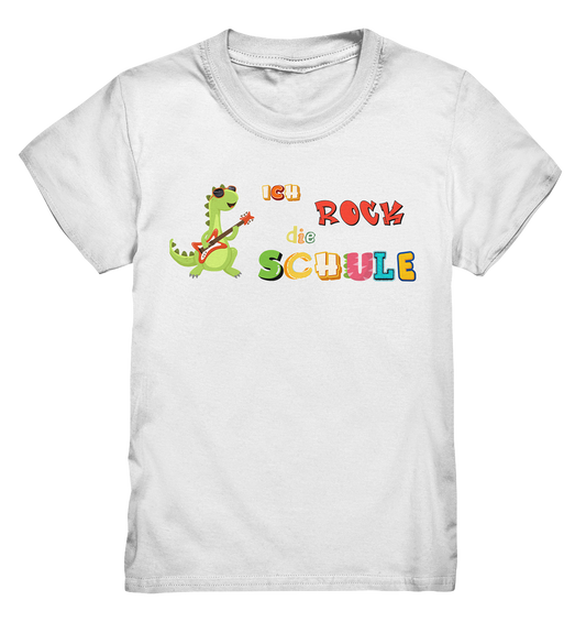 Schulanfang- Ich rock die Schule Dino - Kids Premium Shirt