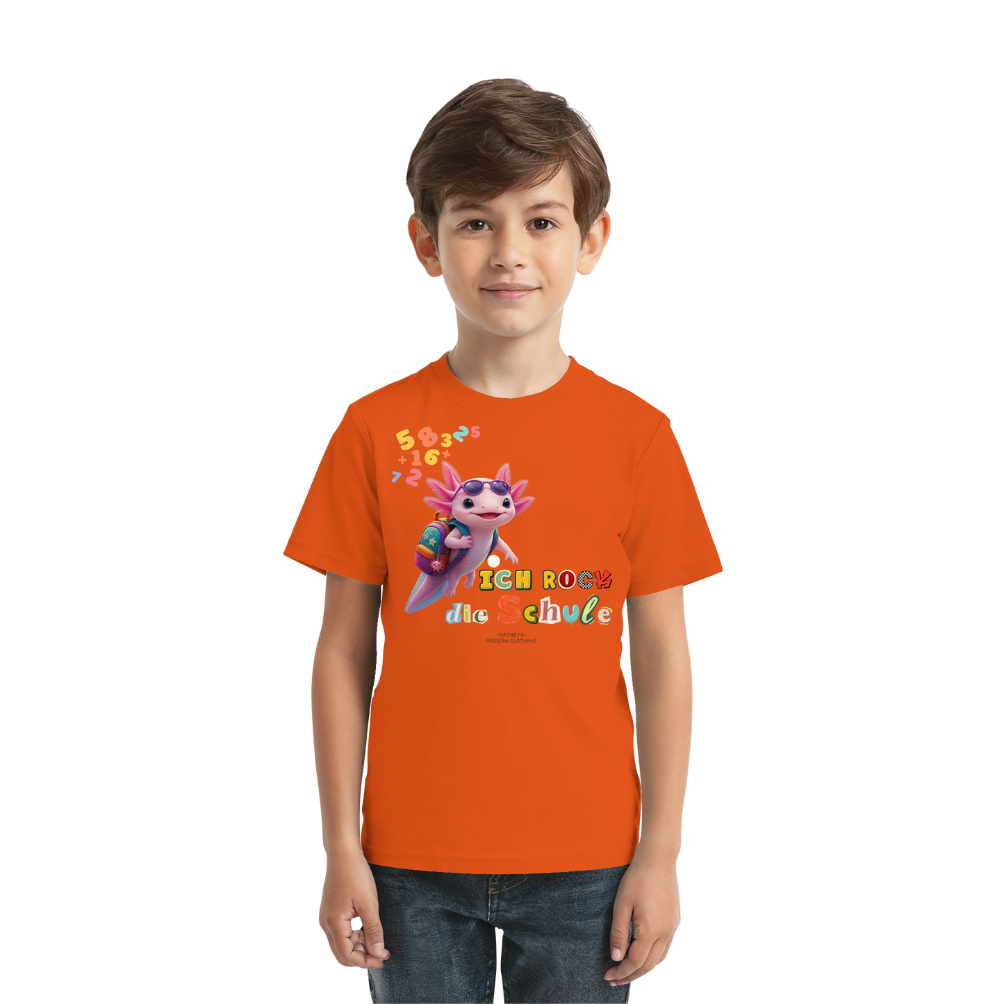 Axolotl - Ich rock die Schule - Kids Premium Shirt