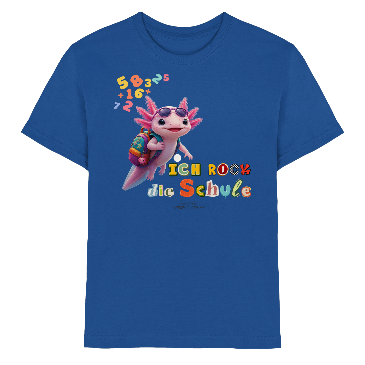 Axolotl - Ich rock die Schule - Kids Premium Shirt