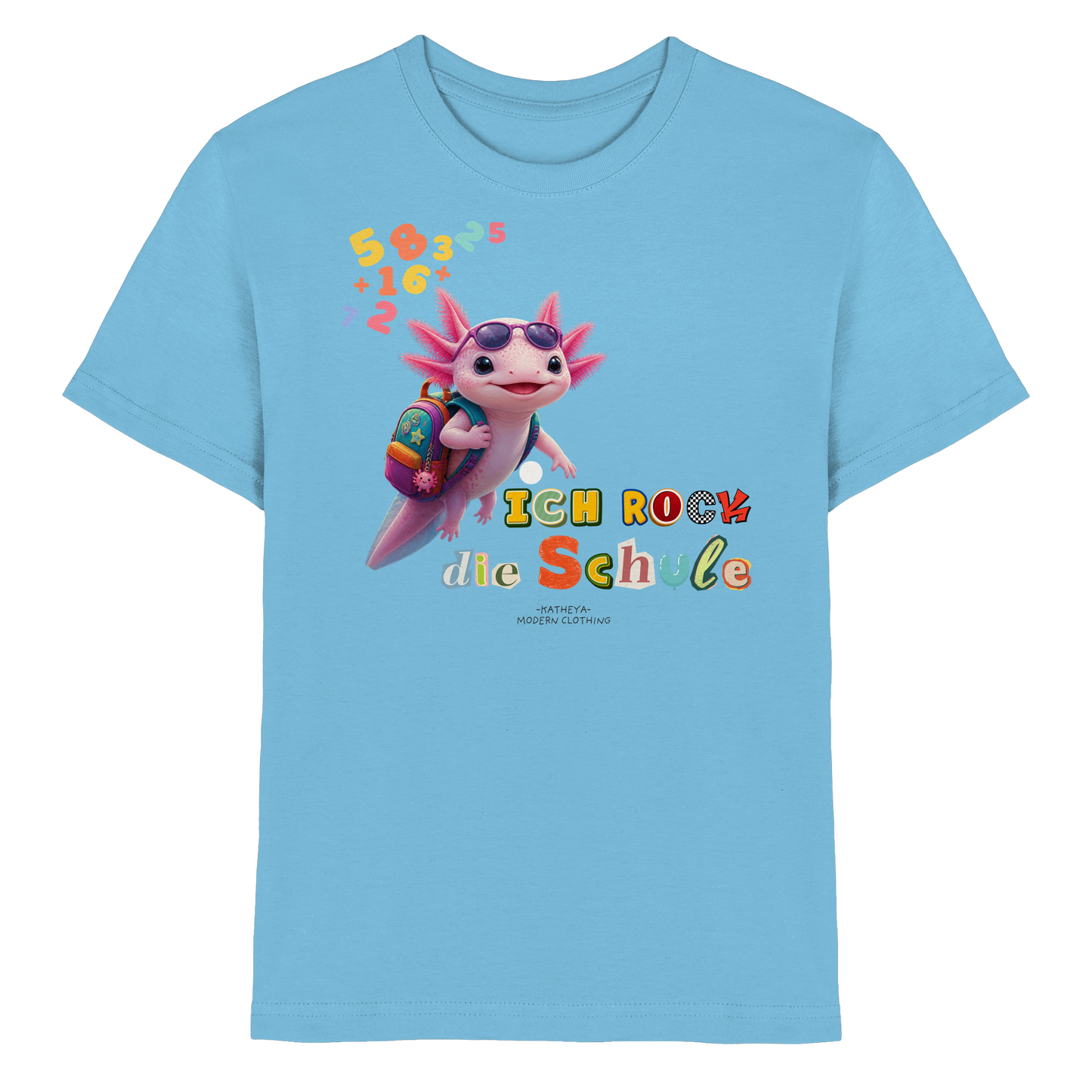 Axolotl - Ich rock die Schule - Kids Premium Shirt