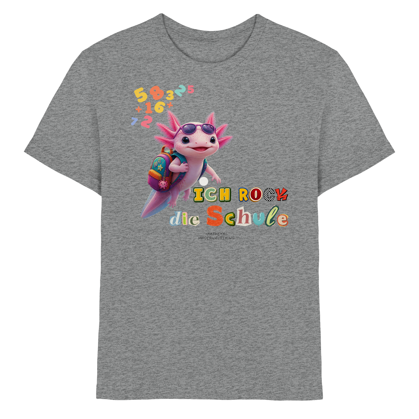 Axolotl - Ich rock die Schule - Kids Premium Shirt
