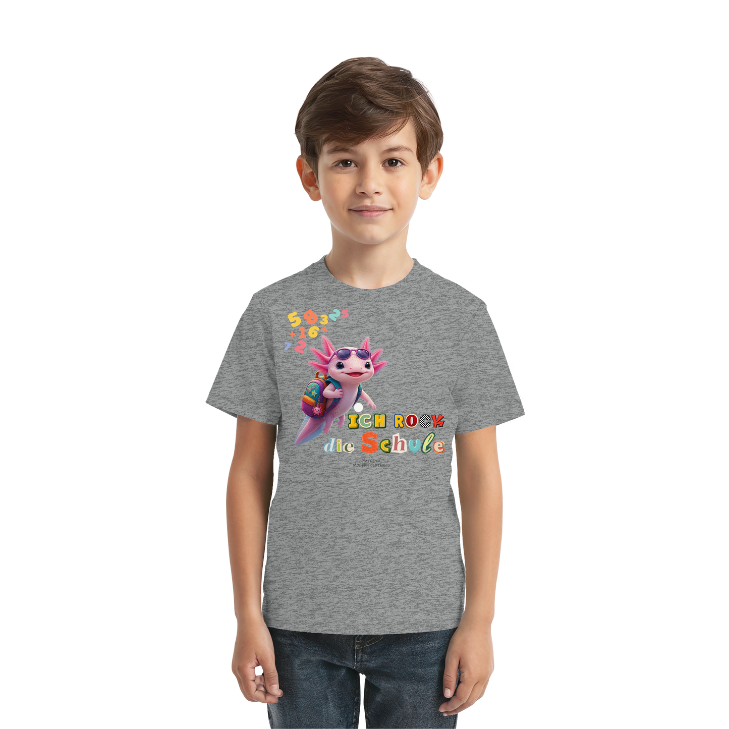 Axolotl - Ich rock die Schule - Kids Premium Shirt