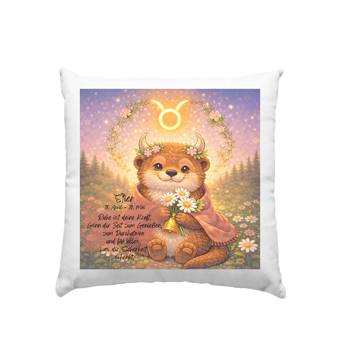 Horoskop Kissen Stier - Kissen 40x40cm