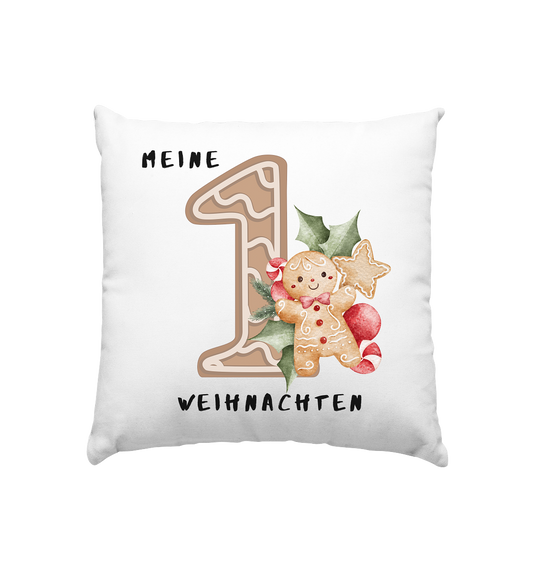 Mein 1 Weihnachten - Kissen 40x40cm