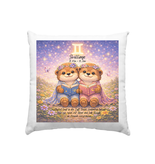 Horoskop Kissen Zwillinge - Kissen 40x40cm