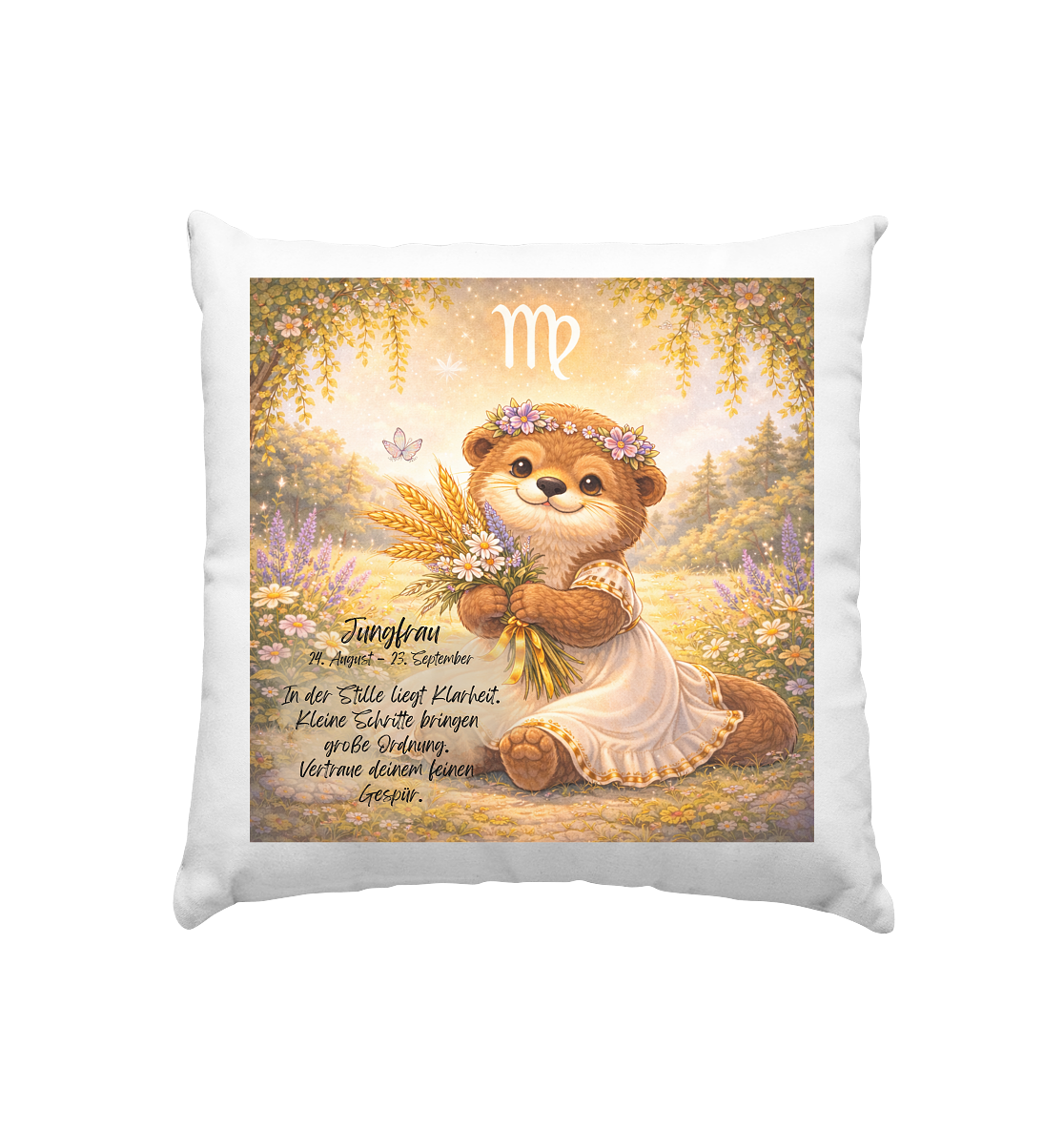 Horoskop Kissen Jungfrau - Kissen 40x40cm