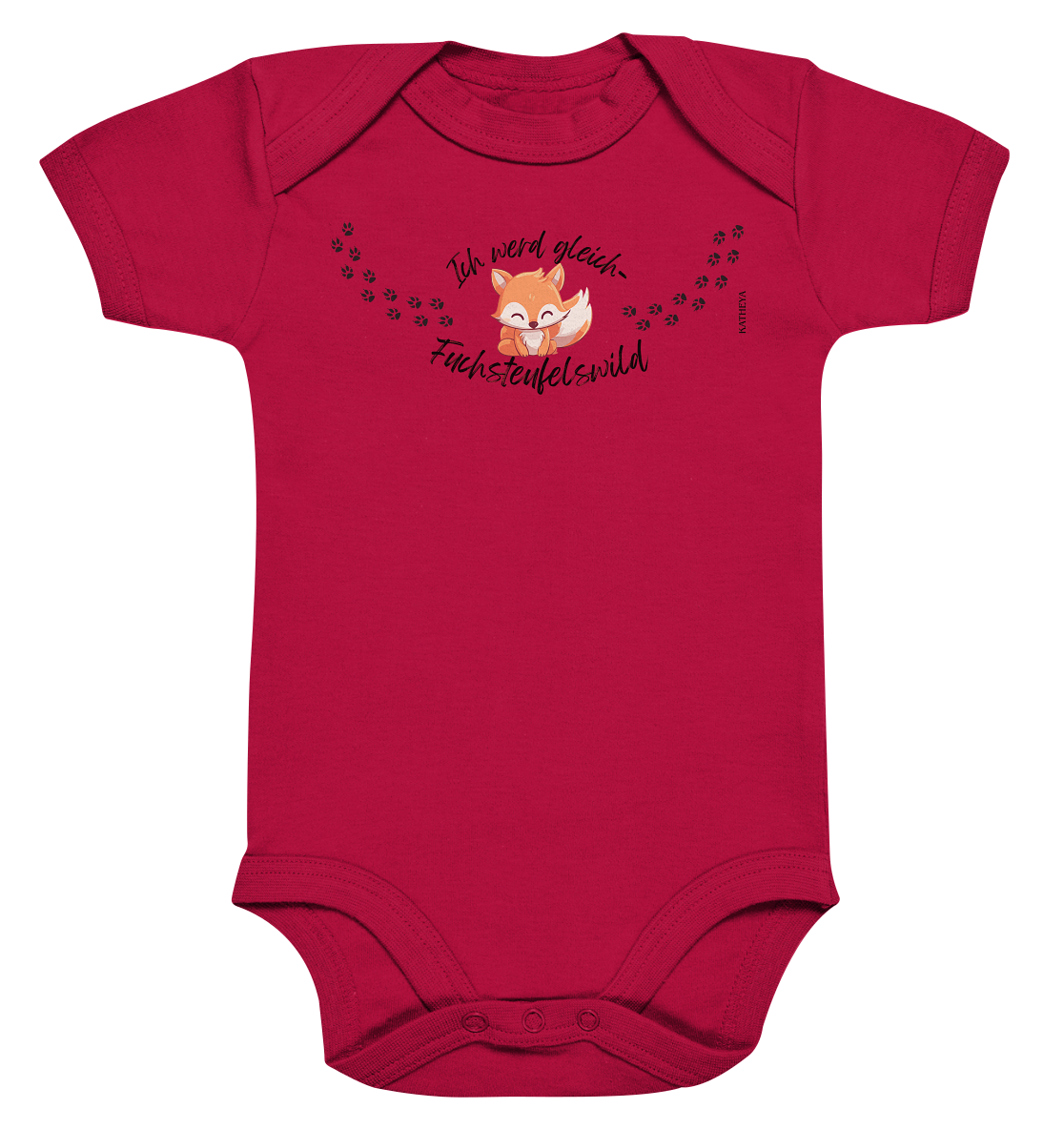 Ich werd gleich Fuchsteufelswild - Organic Baby Bodysuit
