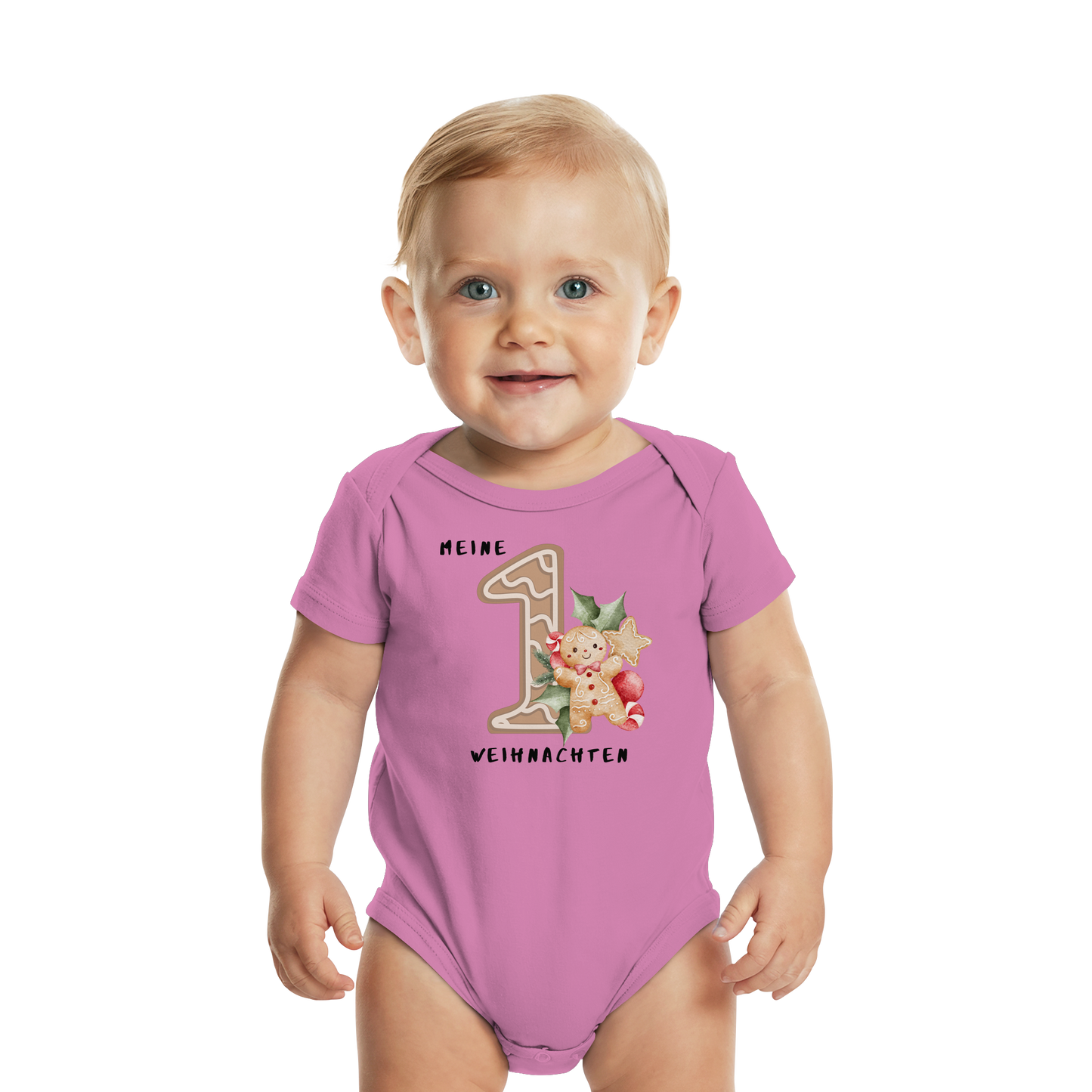 Mein 1 Weihnachten - Organic Baby Bodysuit