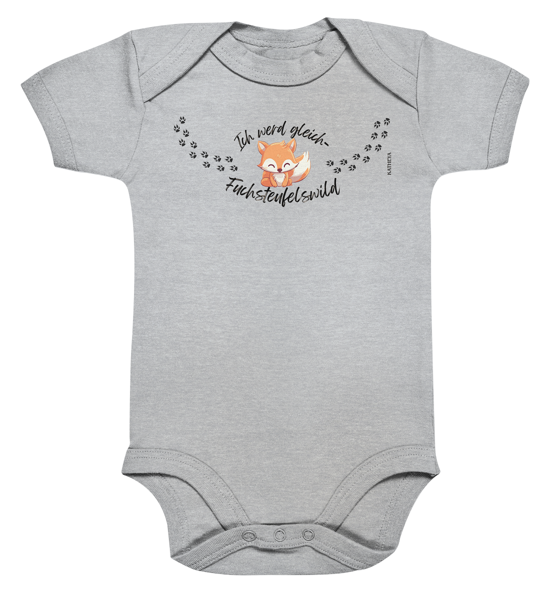 Ich werd gleich Fuchsteufelswild - Organic Baby Bodysuit