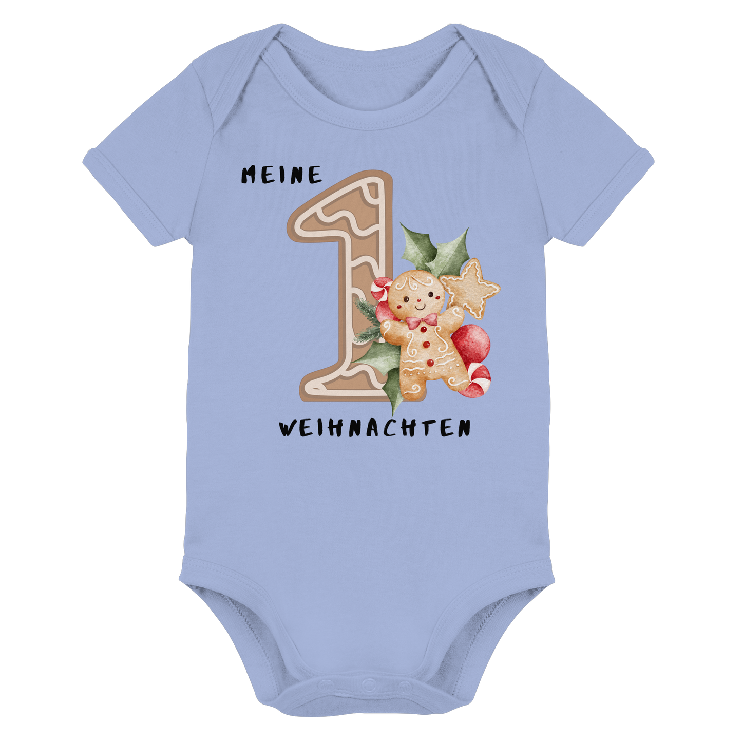 Mein 1 Weihnachten - Organic Baby Bodysuit