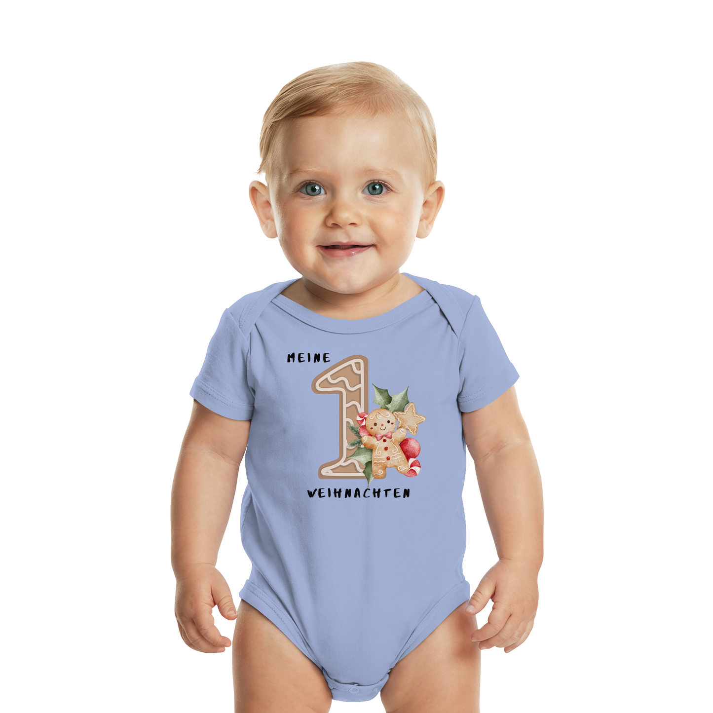 Mein 1 Weihnachten - Organic Baby Bodysuit