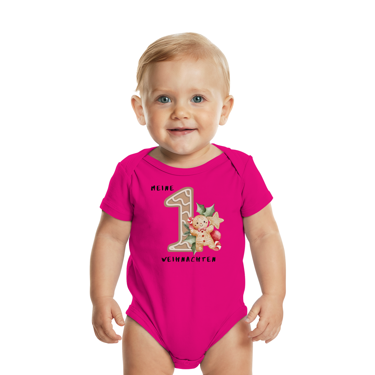 Mein 1 Weihnachten - Organic Baby Bodysuit