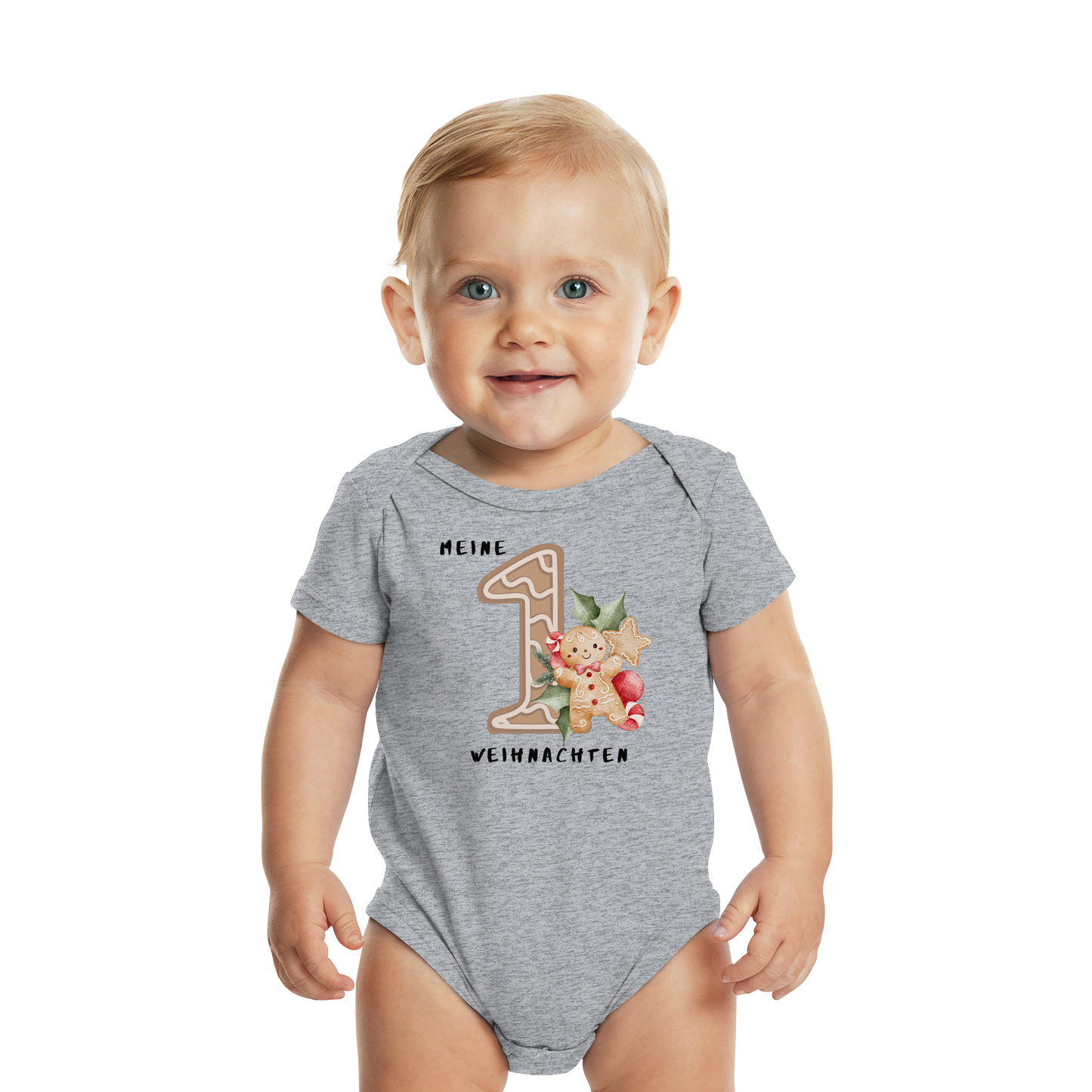 Mein 1 Weihnachten - Organic Baby Bodysuit