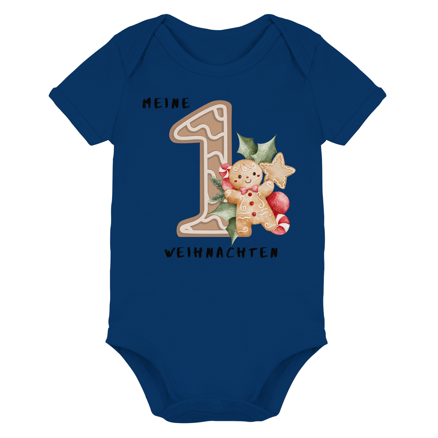 Mein 1 Weihnachten - Organic Baby Bodysuit