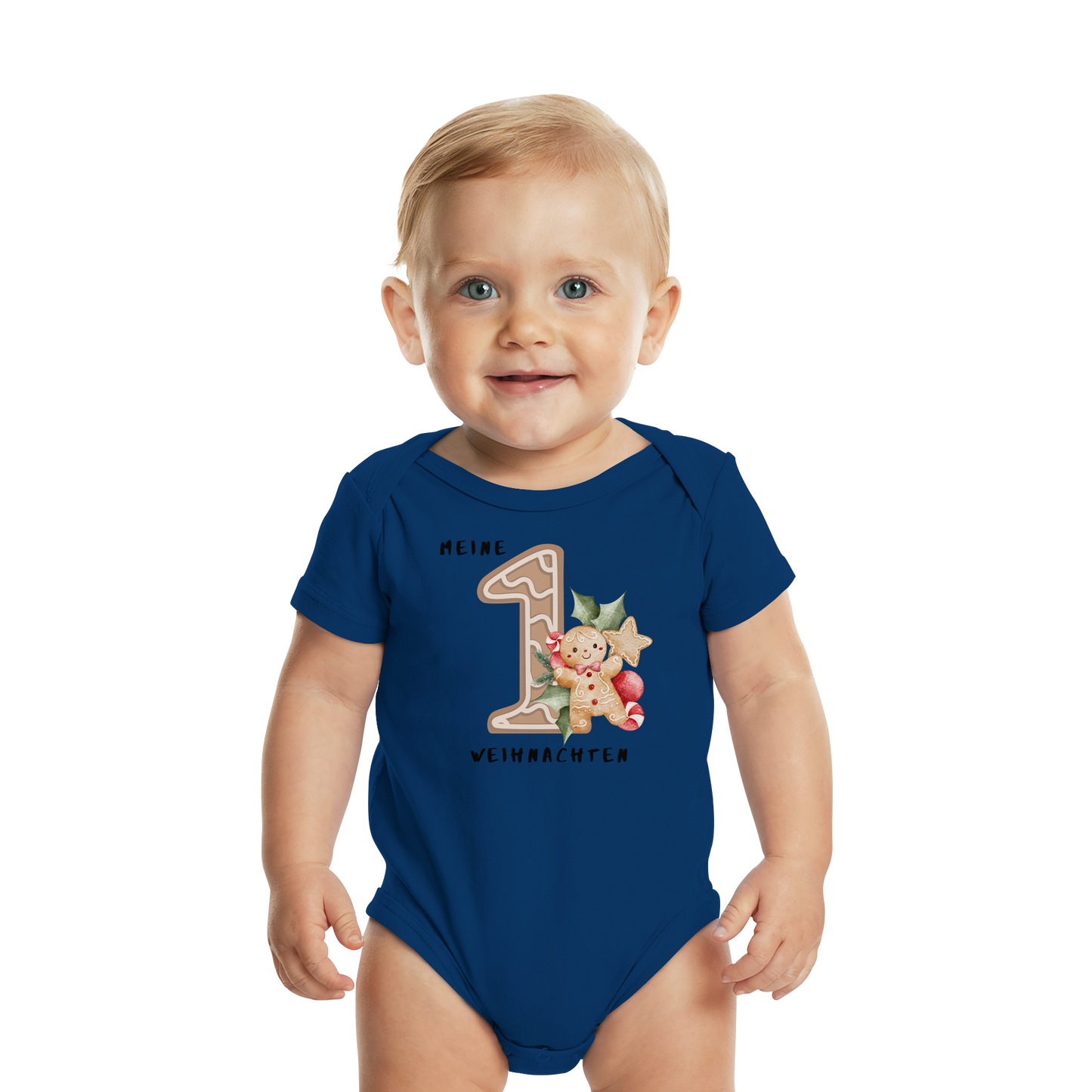 Mein 1 Weihnachten - Organic Baby Bodysuit