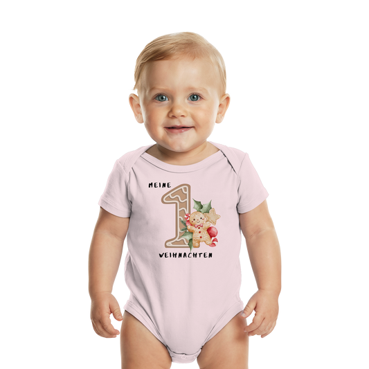 Mein 1 Weihnachten - Organic Baby Bodysuit