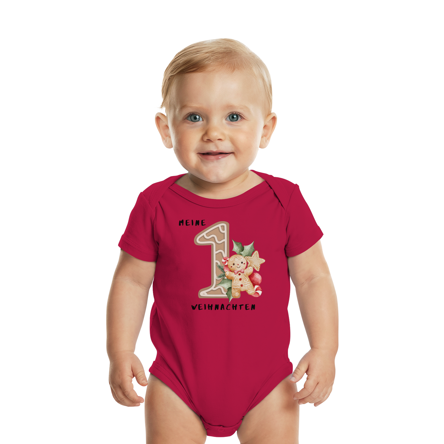 Mein 1 Weihnachten - Organic Baby Bodysuit