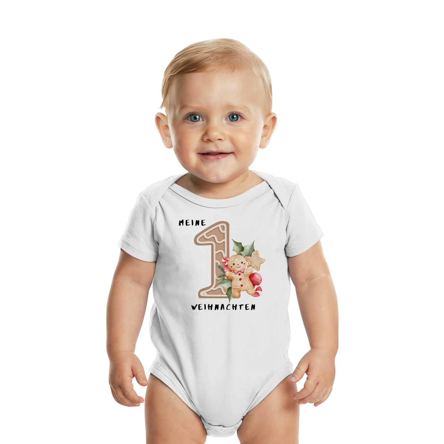 Mein 1 Weihnachten - Organic Baby Bodysuit