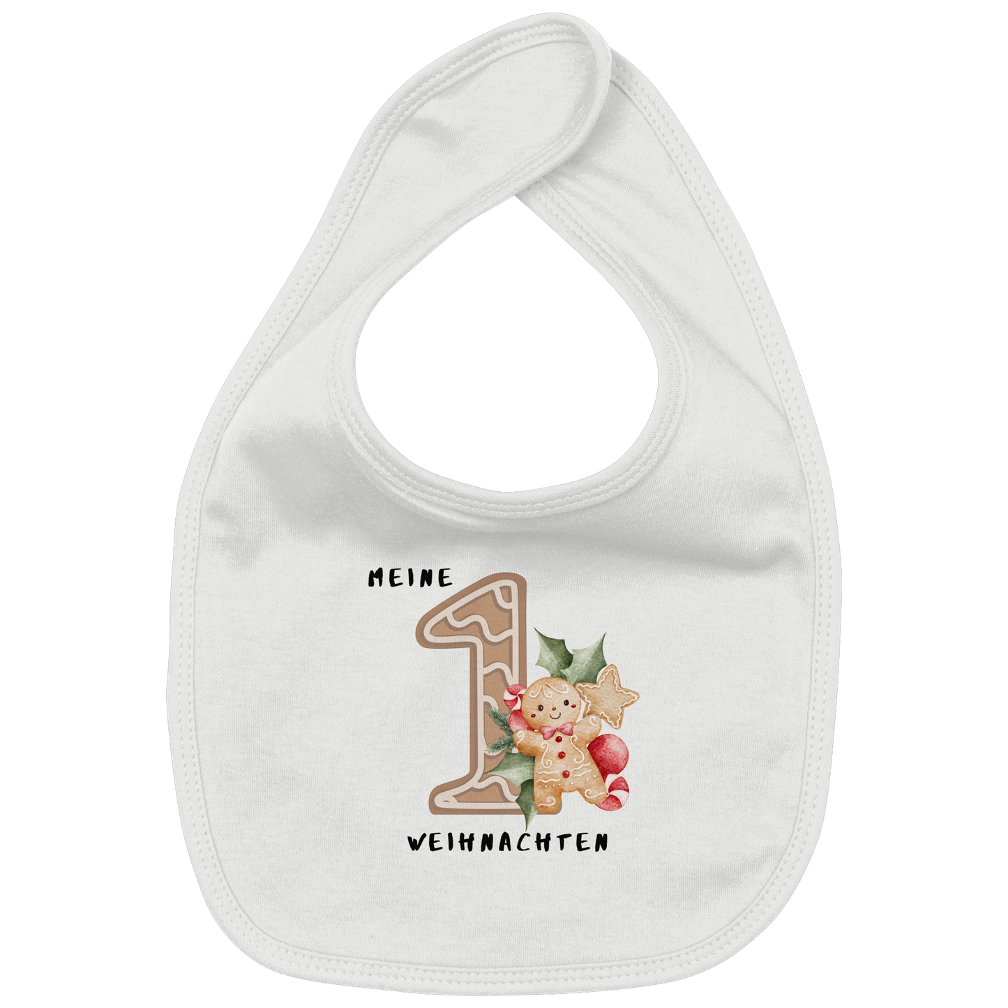 Mein 1 Weihnachten - Organic Baby-Lätzchen