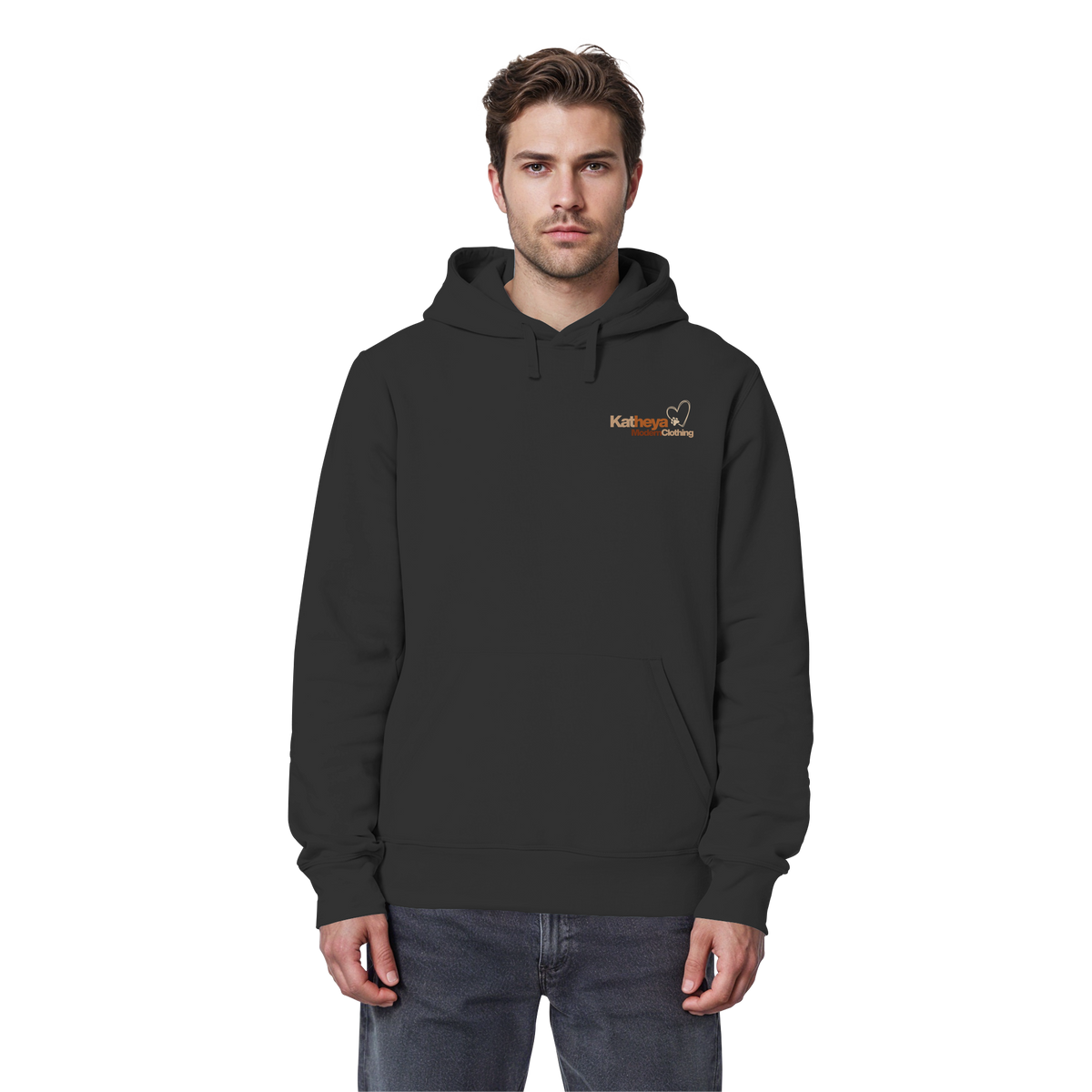 Dog Mountain Gray - Organic Basic Hoodie