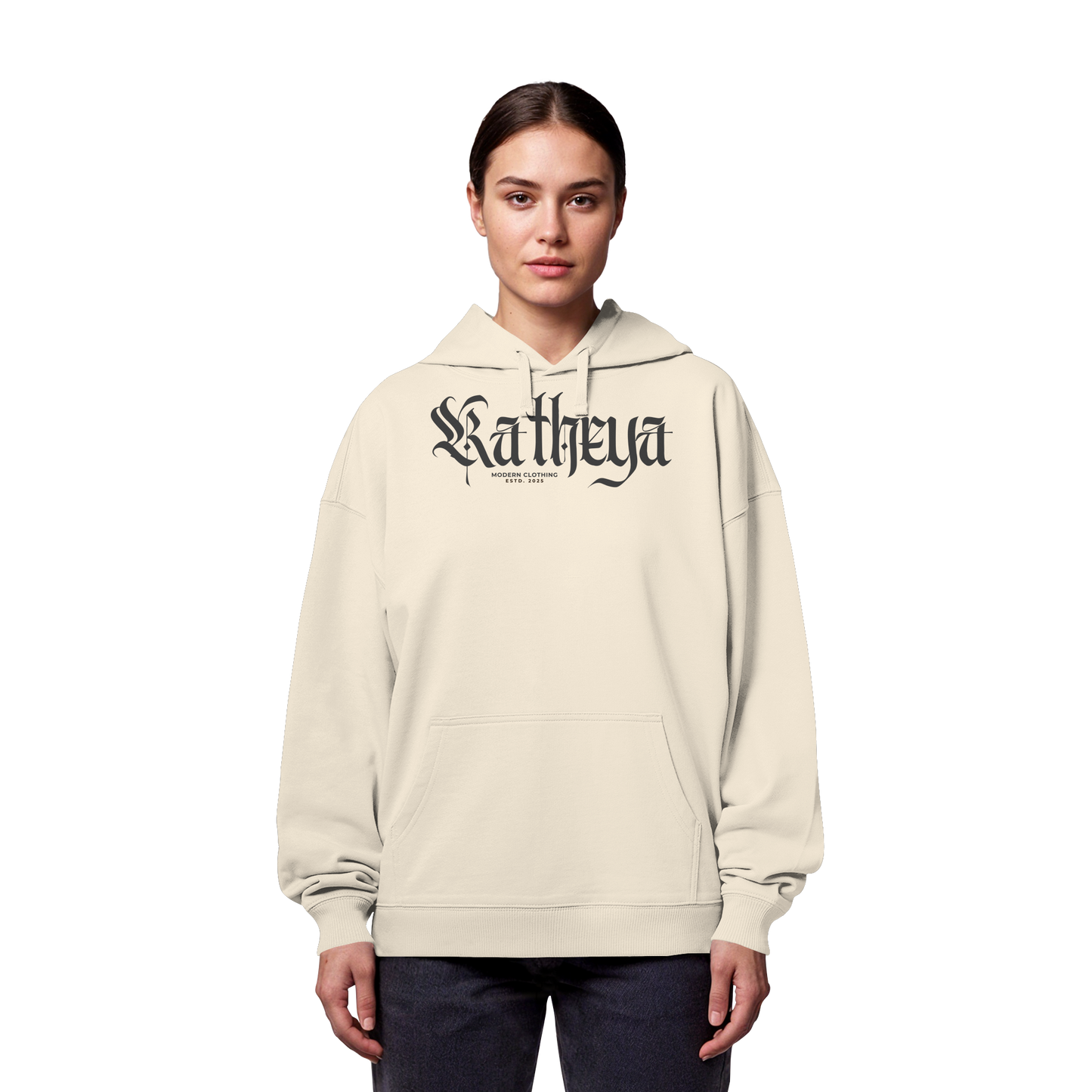 Katheya-kaligraphi - Organic Oversize Hoodie