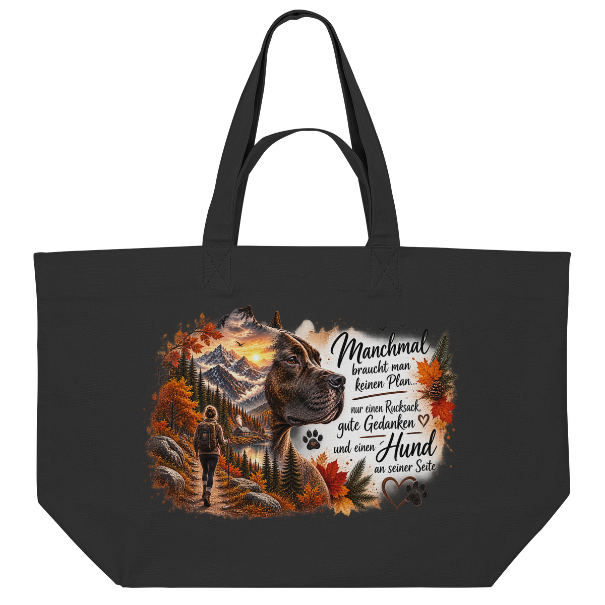 Amstaff- Liebe - Organic Shopping-Bag