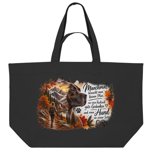 Amstaff- Liebe - Organic Shopping-Bag