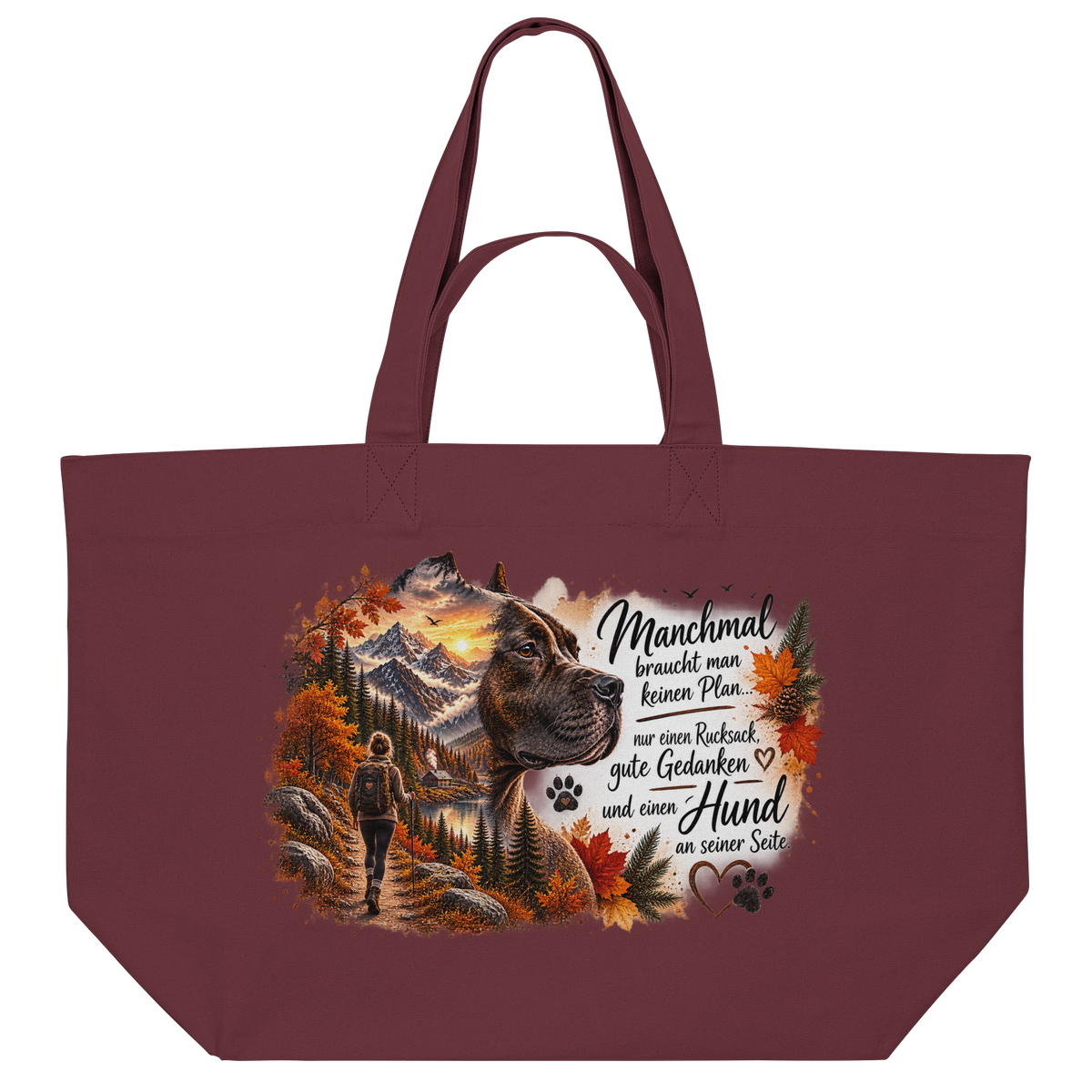 Amstaff- Liebe - Organic Shopping-Bag