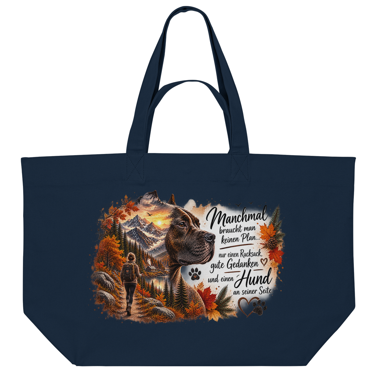 Amstaff- Liebe - Organic Shopping-Bag