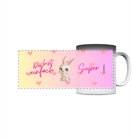 Hasi-Du bist einfach Super - Panorama Magic Mug
