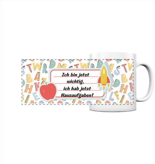 Schulanfang-Ich bin jetzt wichtig - Panorama Tasse