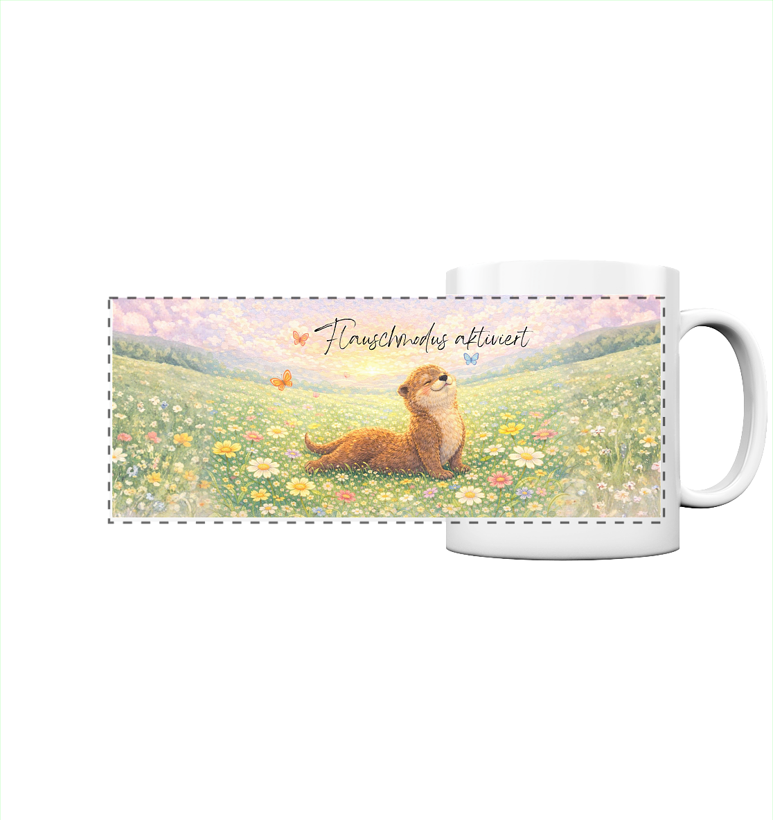 Joga Flauschmodus aktiviert - Panorama Tasse