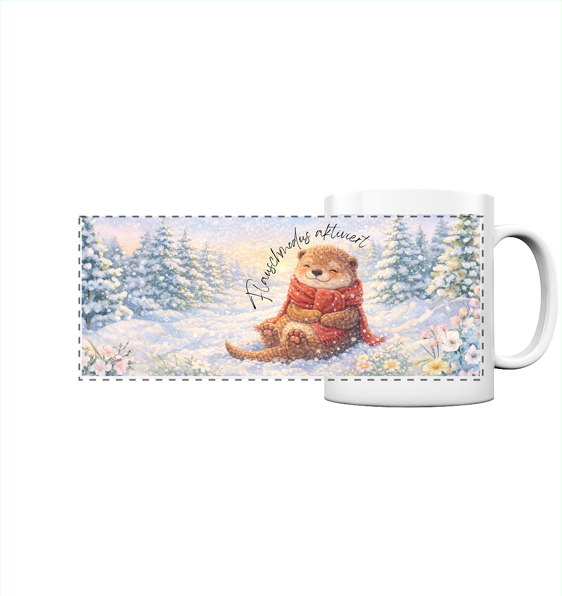 Flauschmodus aktiviert - Panorama Tasse