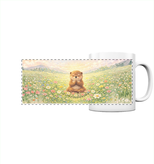 Otter - Namaste - Panorama Tasse