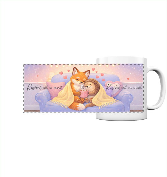 Kuschel zeit zu zweit  - Panorama Tasse