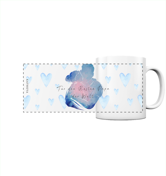 Vatertags Geschenk- Für den Besten Papa der Welt  - Panorama Tasse
