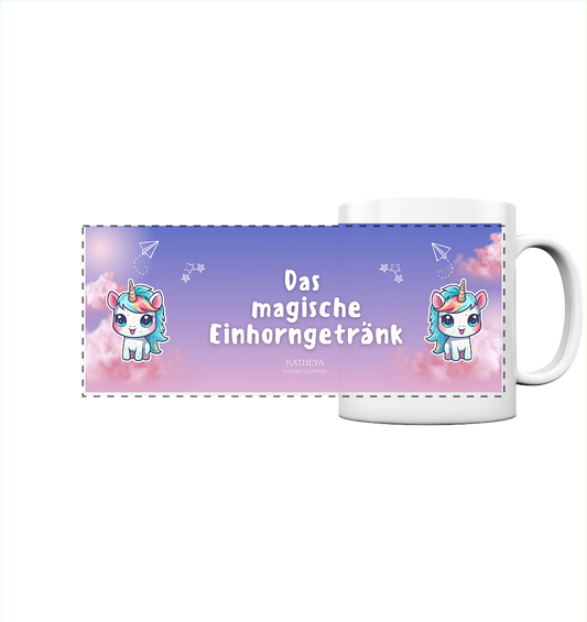 Einhorn- Das magische Einhorngeränk - Panorama Tasse
