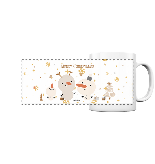 Weihnachtstassen-Merry Christmas - Panorama Tasse