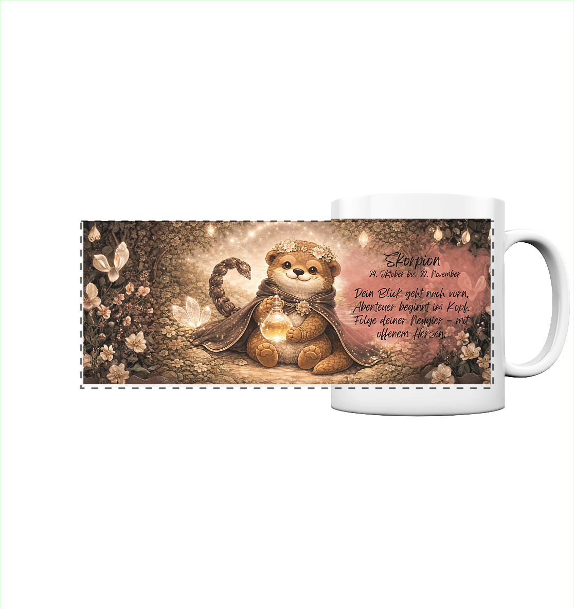 Horoskop Tasse - Skorpion Mann - Panorama Tasse