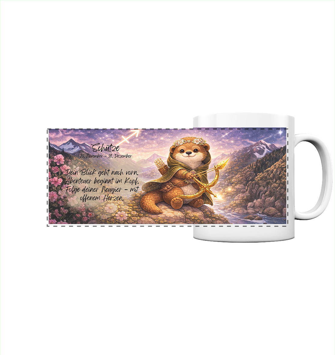 Horoskop Tasse - Schütze - Panorama Tasse