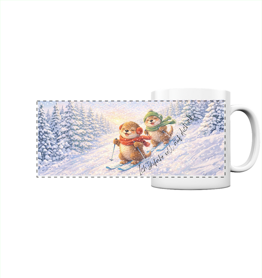 Ich Skifahre voll auf dich ab - Panorama Tasse